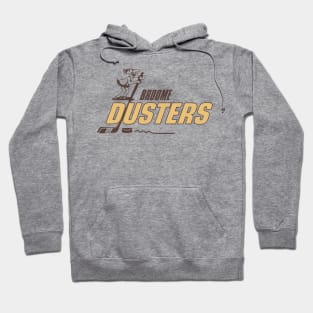 Defunct Broome Dusters Hockey Team Hoodie